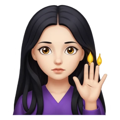 psychic girl sticker