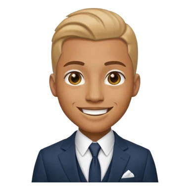 Pitbull, Rapper with suit sticker