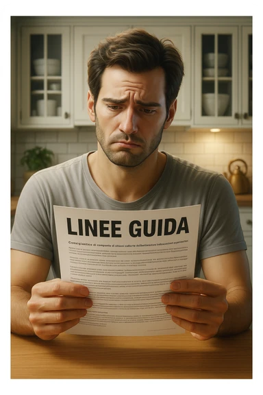 FALLA IDENTICA A QUESTA MA SUL FOGLIO SCRIVI "LINEE GUIDA" IN ITALIANO sticker