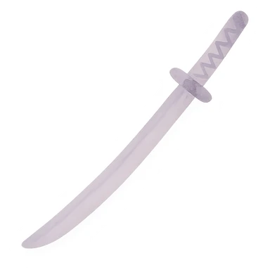 purple katana, painterly style sticker