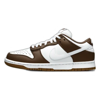Nike dunk low drak and White sticker