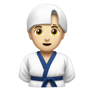 Judo Uchi-Mata sticker