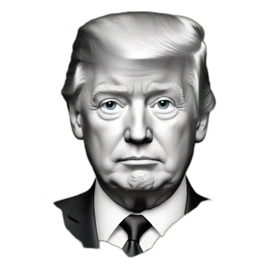 money with face of Donald Trump sticker