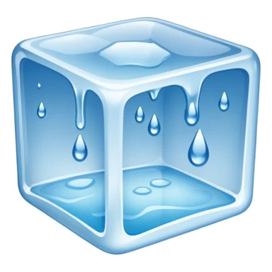 Melting Ice Cube sticker
