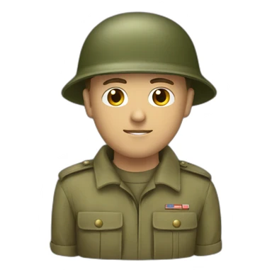 Jonathan Clauss en soldat sticker