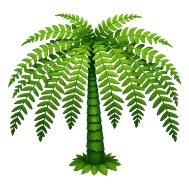 fern tree sticker
