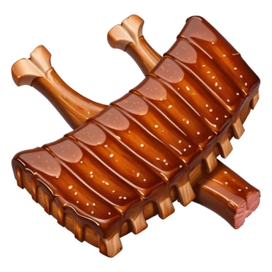 Pork ribs emoji sticker