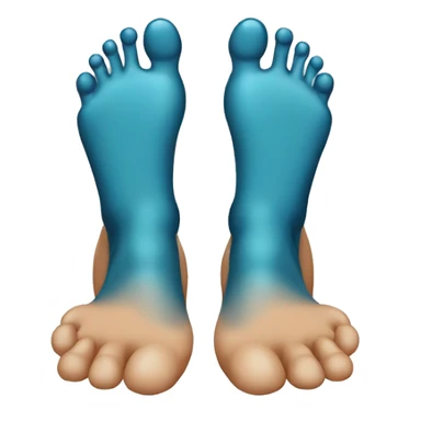 feet with 18 toes sticker