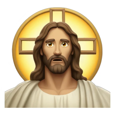 Jesus defeated Satan sticker