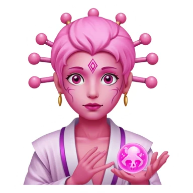 AI astrologer pink sticker