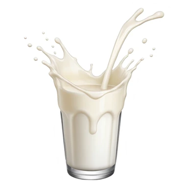  milk spill splash splat sticker