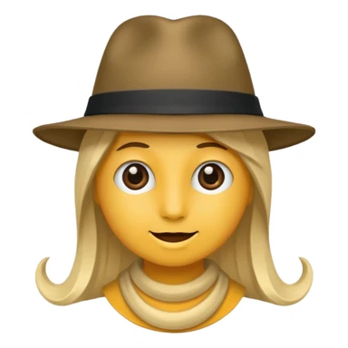 Fait une personne avec un chapeau de fête  sticker