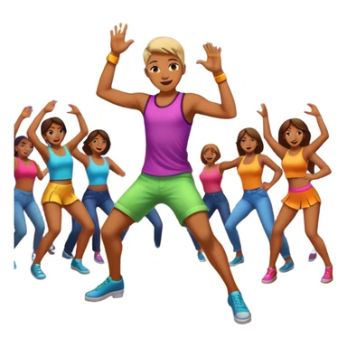 danse boite de nuit  sticker