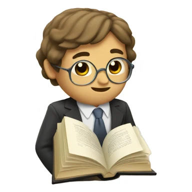 cute law textbook sticker