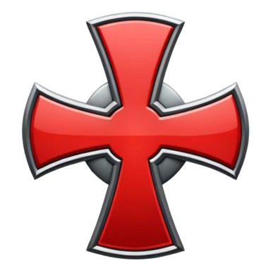 Gara cross mark sticker