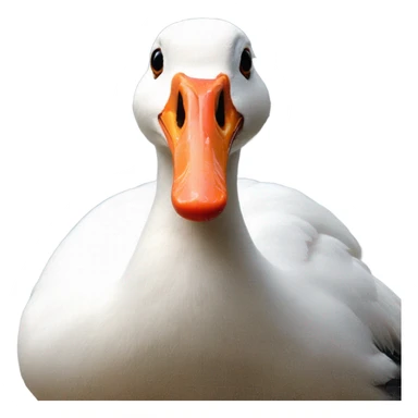 Silly goose jigsaw puzzle sticker