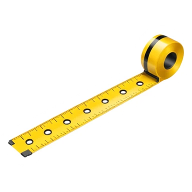 Measure tape sticker