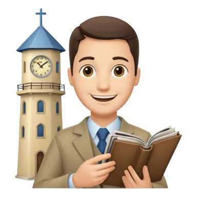 Testemunha de jeová com revista sem a torre de vigia sticker