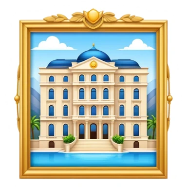 Luxury palatial hotel sticker