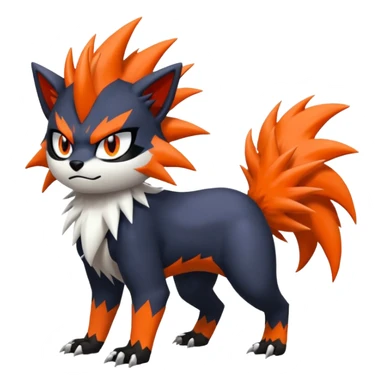 Skuntank-Litten-Absol-Sprigatito-fusion, full body sticker