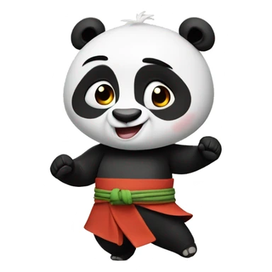 funny kungfu panda sticker