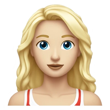 Un blond au yeux bleu avec le maillot de Paris  sticker