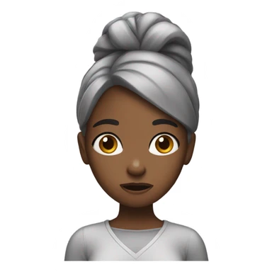 black girl confused sticker