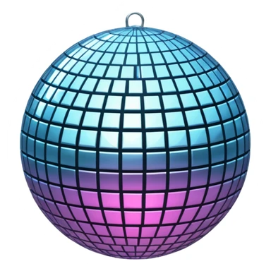 shiny disco ball sticker
