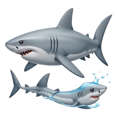 Quiero un tiburón con zapatos sticker