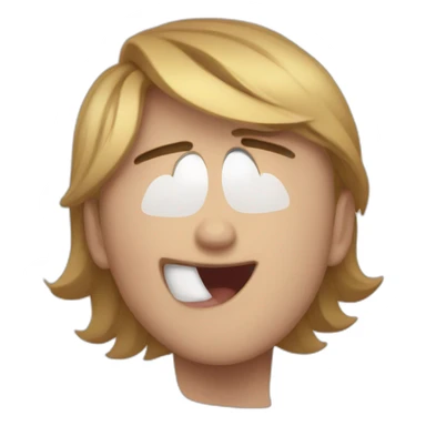 Stunning and amazing reaction in cute character sticker