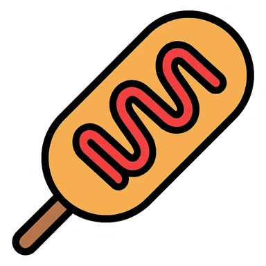 korean corn dog sticker