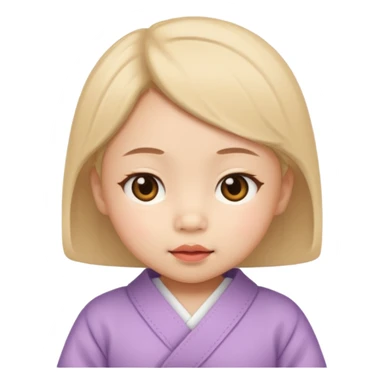 female japanese baby sticker