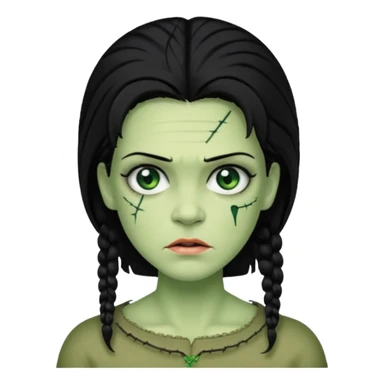 woman frankenstein sticker