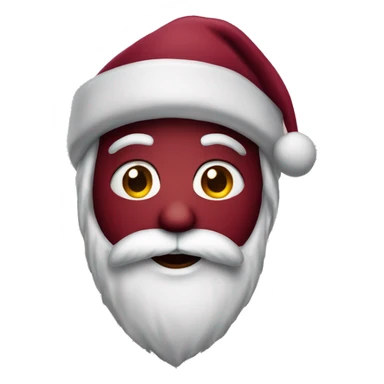 dark red heart Christmas  sticker