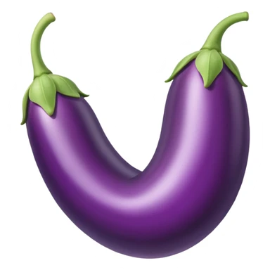 Long brinjal sticker