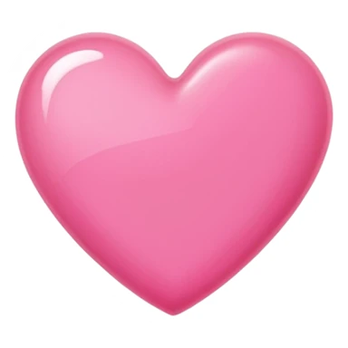 heart made with nail polish pink sticker