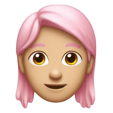 Pastel pink iPhone sticker