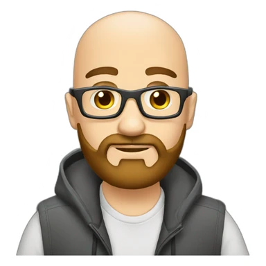 programmer-poker-bald-beard sticker