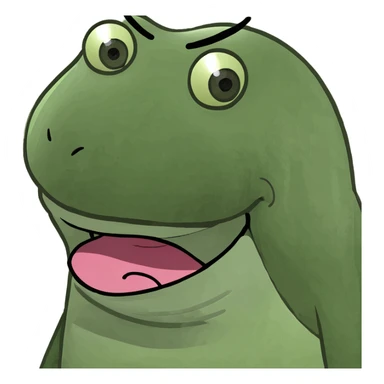 guy with tongue out sticker