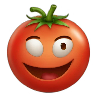 happy tomato sticker