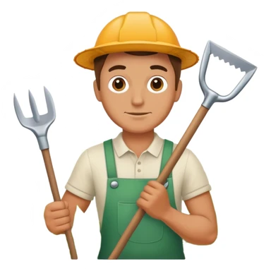 ames gardenHoe  sticker