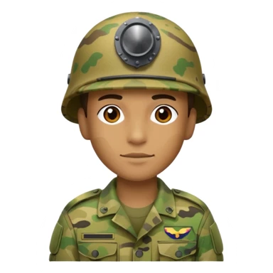 Quiero un soldado con el camuflado camaleón colombia  sticker