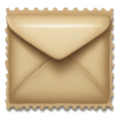 Stamp for sending mail sticker