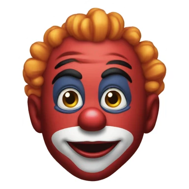 Clown from the web deeb sticker