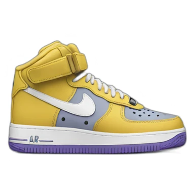 zapatilla air force sticker