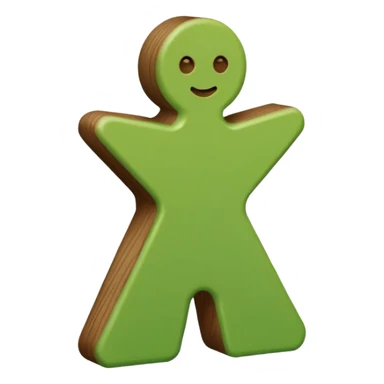 green game meeple #5fcbb9 sticker