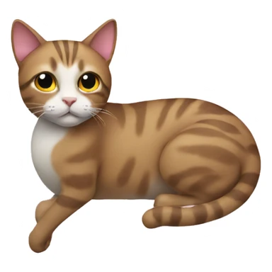 cat that swims sticker