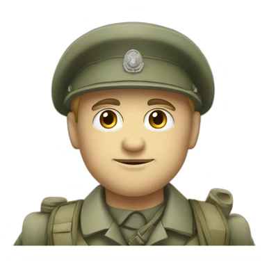 Soldat allemand blanc seconde guerre mondiale sticker