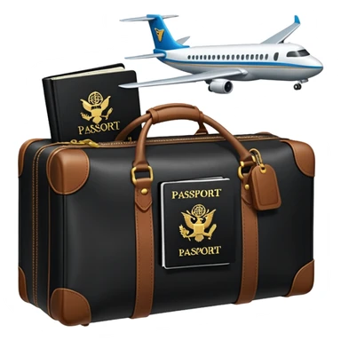 glob ,pass port, , travel bag , plane sticker