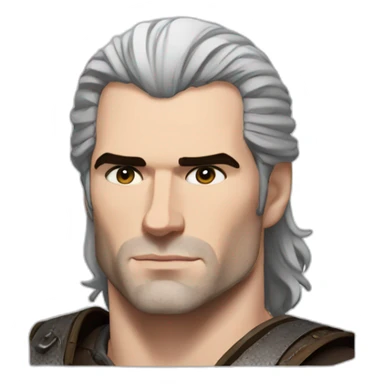 Henry cavill, the Witcher sticker
